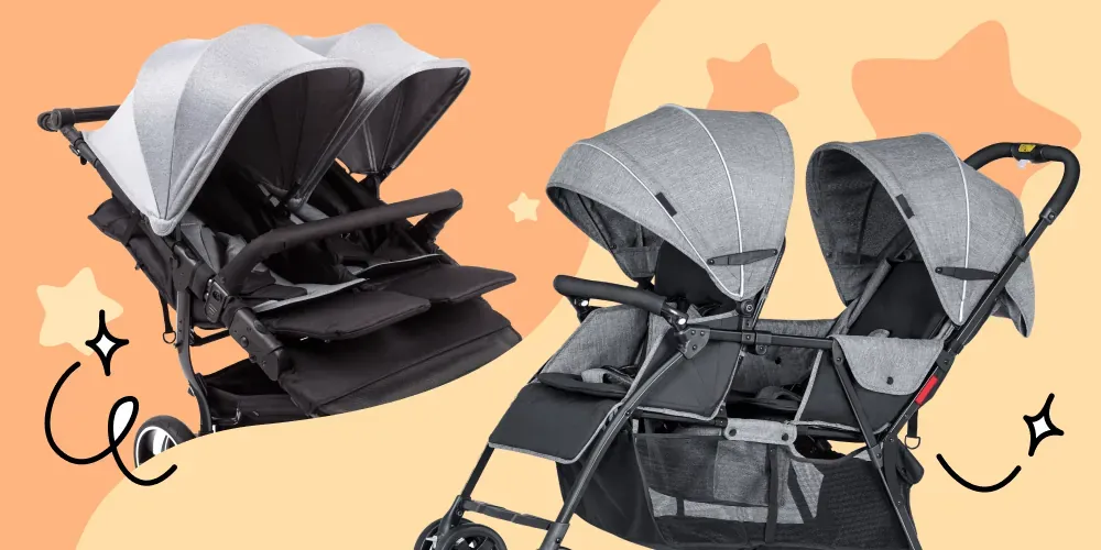 How to choose a stroller for twins
