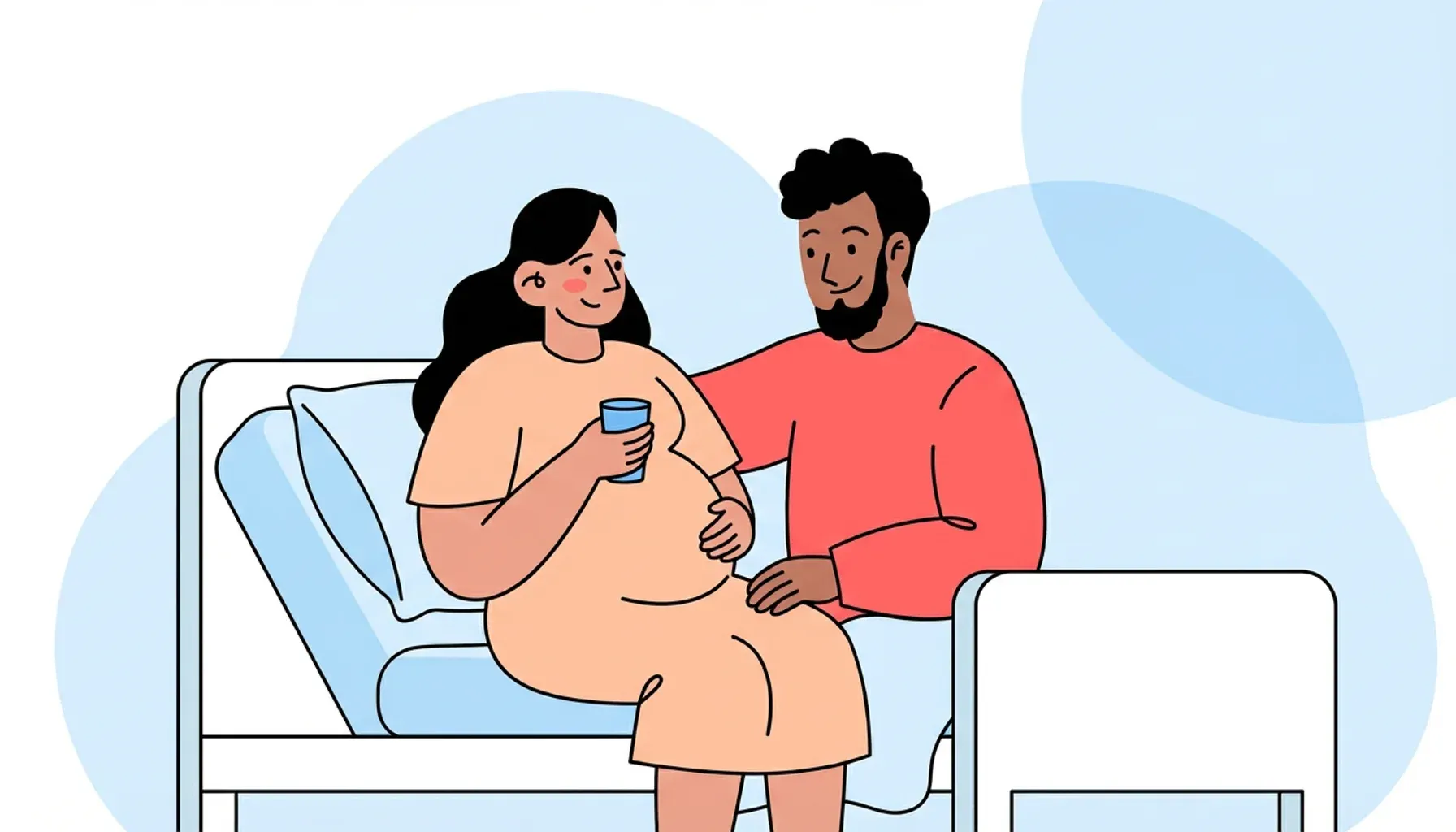 ¿Puedo comer antes del parto?