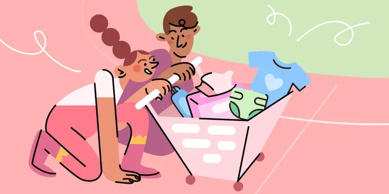 Las compras del bebé se deben hacer en equipo