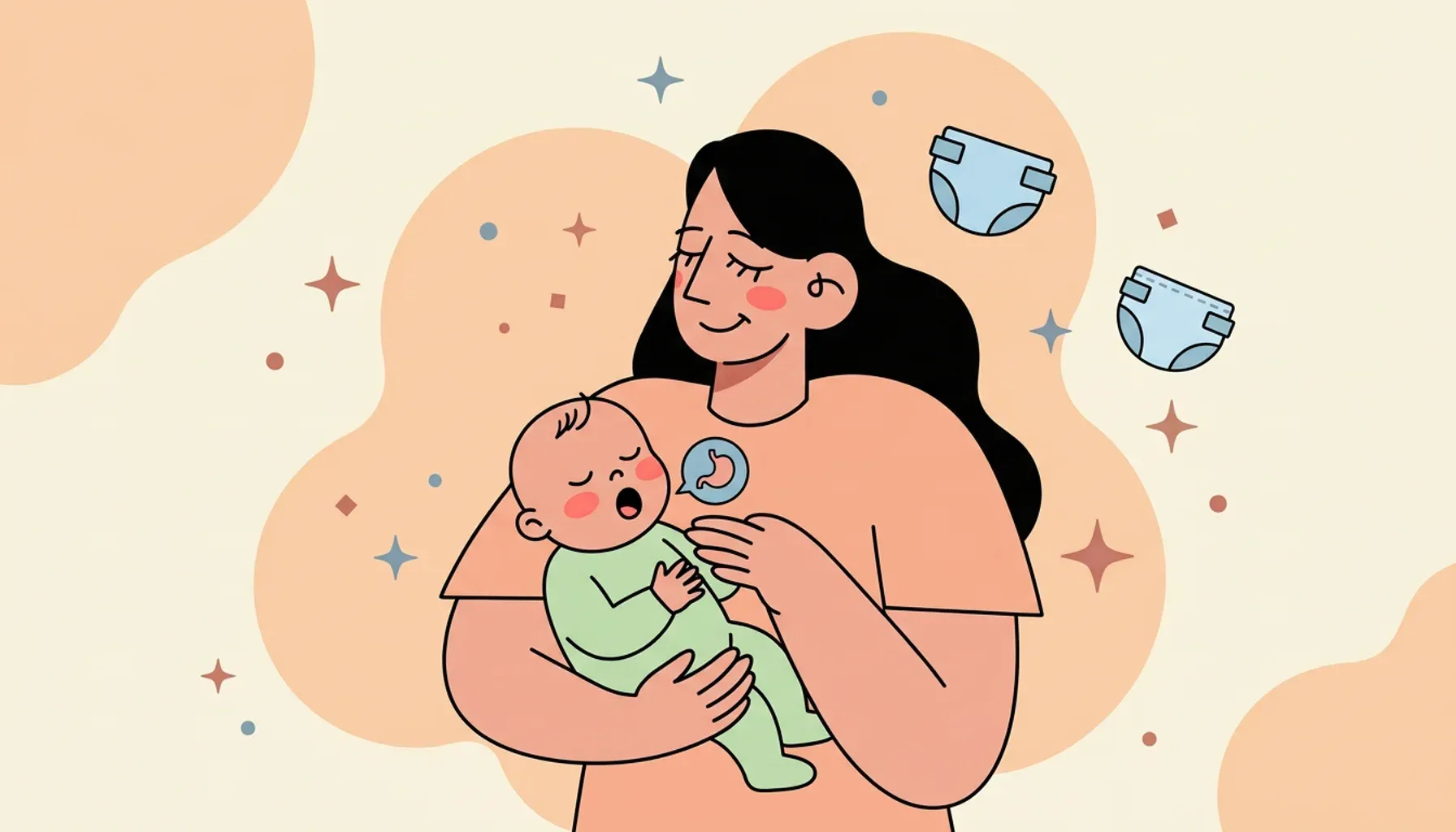 ¡La bebé come todo el tiempo!