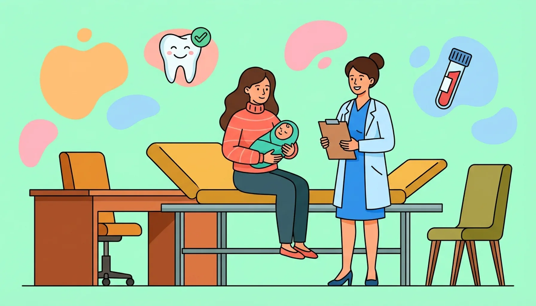 Mamá también necesita ver al doctor