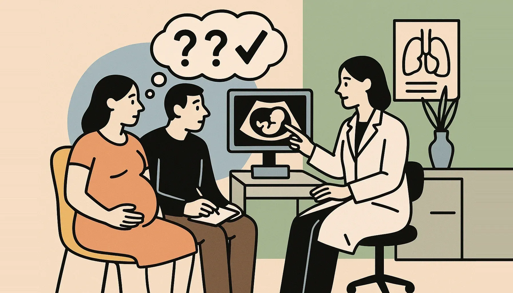 Cómo hablar con el médico durante los controles prenatales