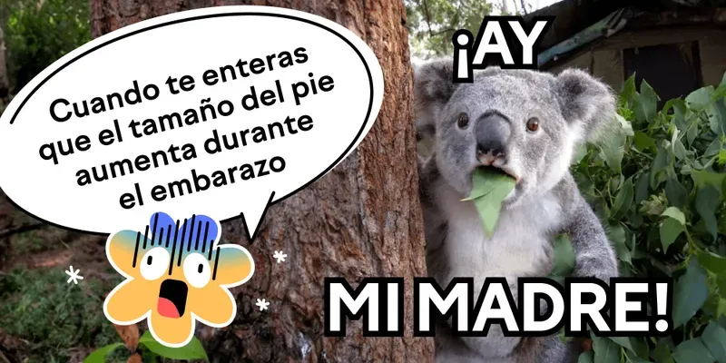 Aumentar el tamaño del pie