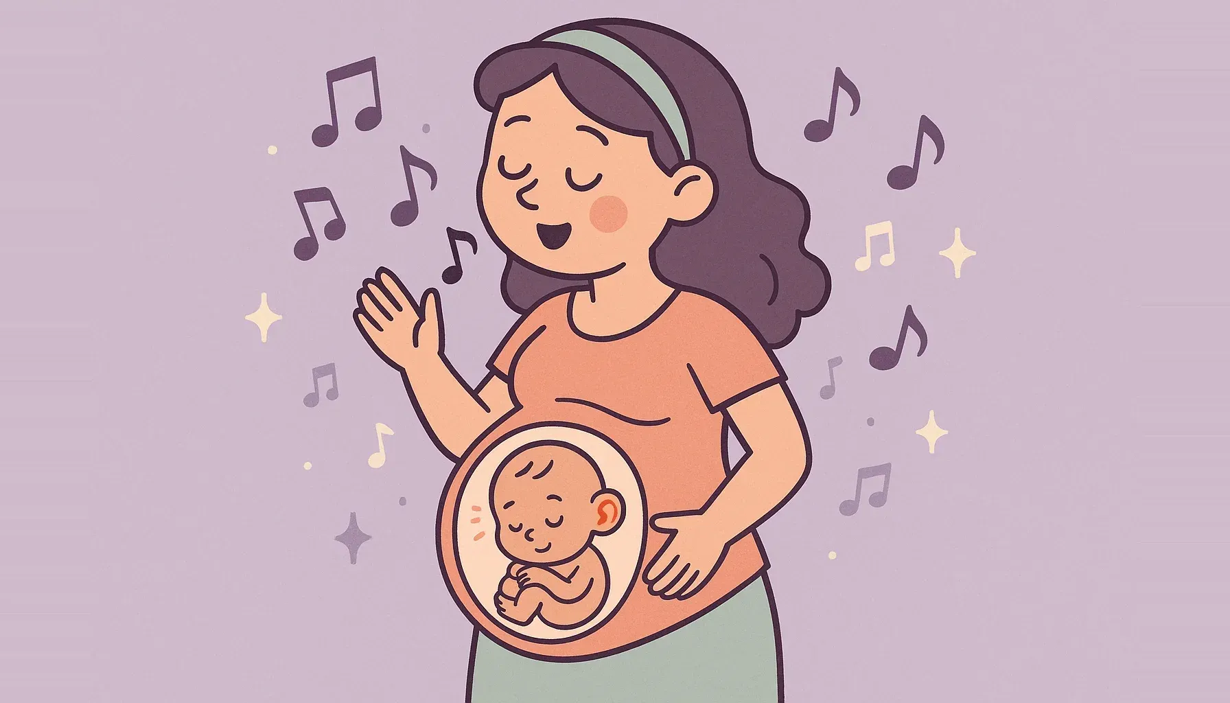 O bebê consegue ouvir a voz da mãe
