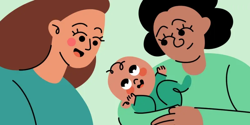 O bebê fica bem com pessoas conhecidas e desconhecidas?