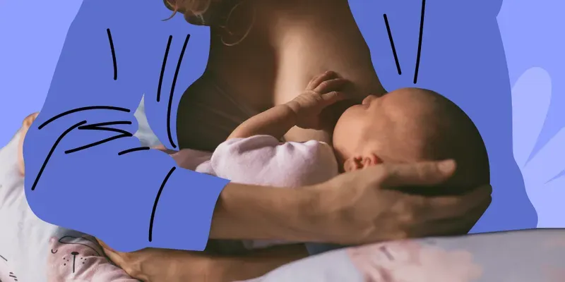 Qué hacer si tu bebé se queda prendido al pecho