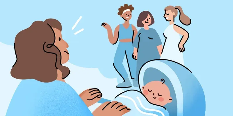 ¿Un bebé es el fin de las relaciones con amigas?