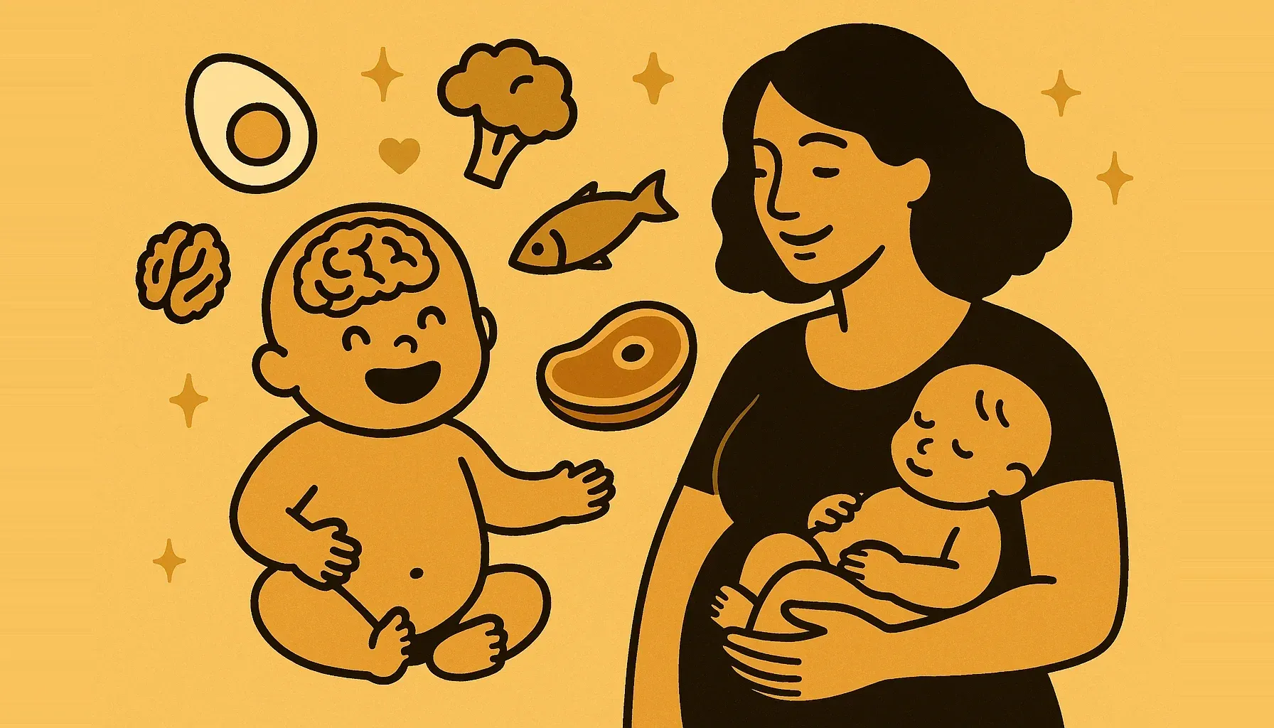 Colina: alimento para el cerebro